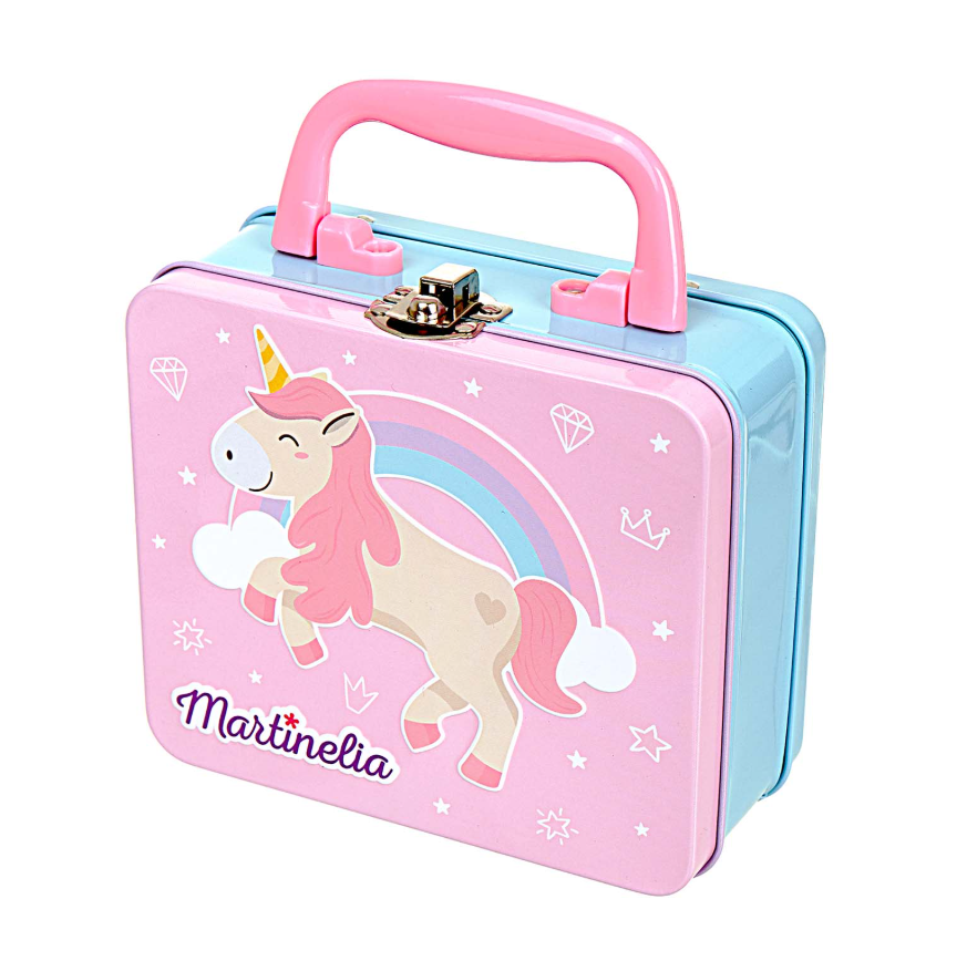 MARTINELIA LITTLE UNICORN Set de cosmetice în valiză metalică, 24150