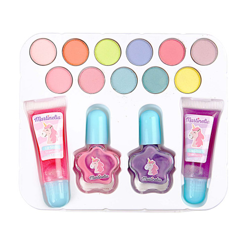 MARTINELIA LITTLE UNICORN Set de cosmetice în valiză metalică, 24150