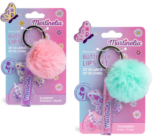 Balsam de buze MARTINELIA WORLD BUTTERFLY cu breloc, Mar68143
