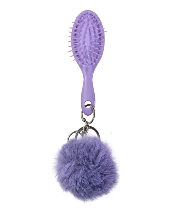 Perie de păr mini MARTINELIA SWEET DREAMS cu pompon pe breloc, Mar3021W