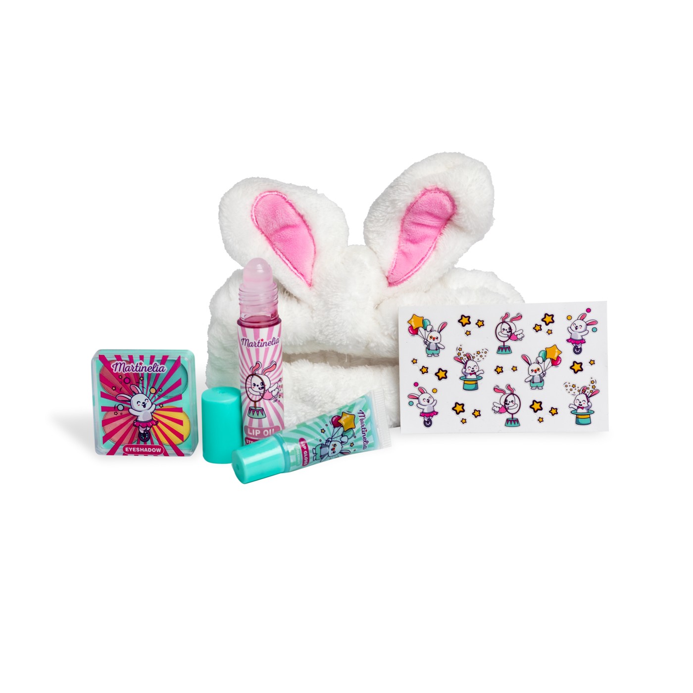 MARTINELIA CIRCUS Set de machiaj cu bandă pentru cap cu urechi, 12144
