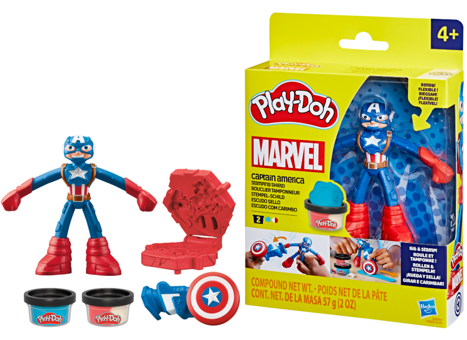 Set Play-Doh Marvel – Căpitanul America, 10 cm, F9829_G0056