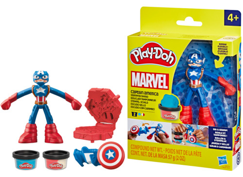 Set Play-Doh Marvel – Căpitanul America, 10 cm, F9829_G0056