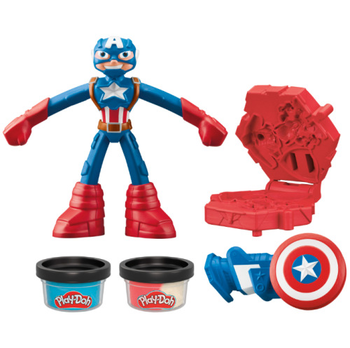 Set Play-Doh Marvel – Căpitanul America, 10 cm, F9829_G0056