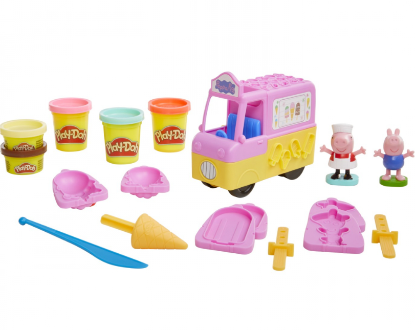 Пластилин «Свинка Пеппа и аппарат для мороженого», F3597