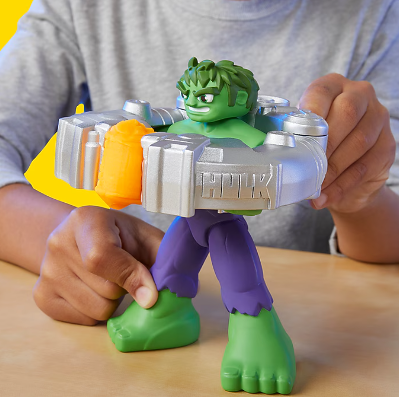 PLAY DOH MARVEL SET HULK LOVESTE SI ZDROBESTE, F9826