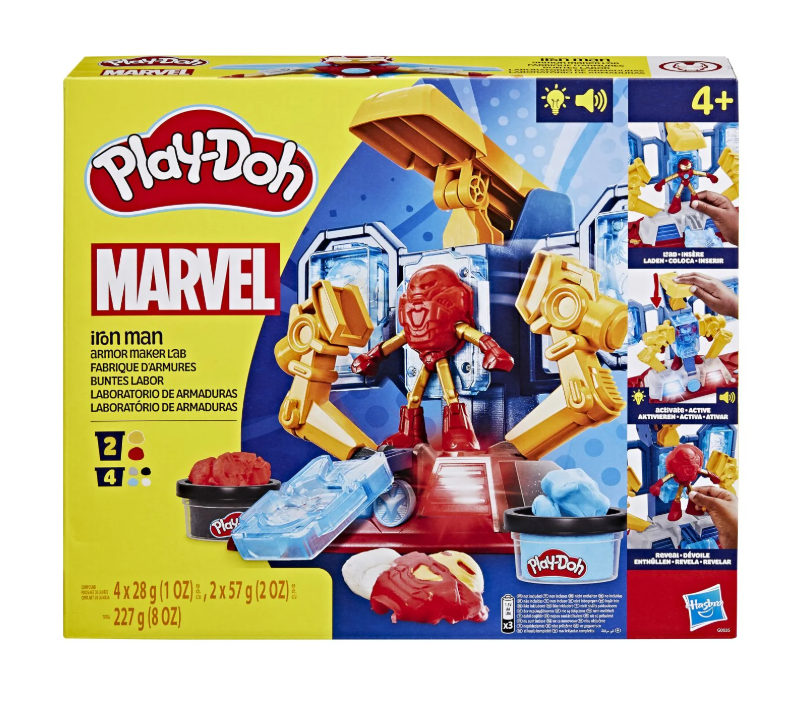 PLAY DOH IRON MAN LABORATORUL DE ARMURA, G0035