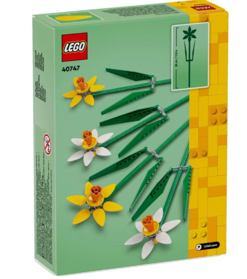 Цветы и нарциссы из LEGO, 40747