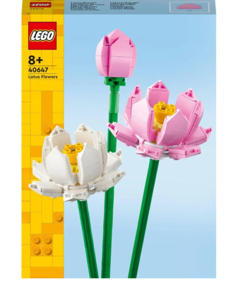 Цветы LEGO, лотосы, 40647