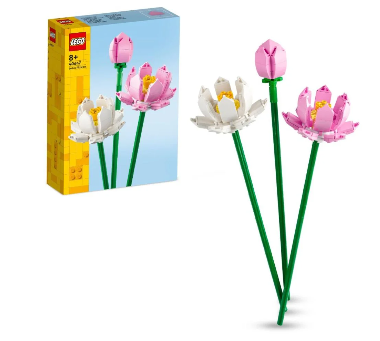 Цветы LEGO, лотосы, 40647