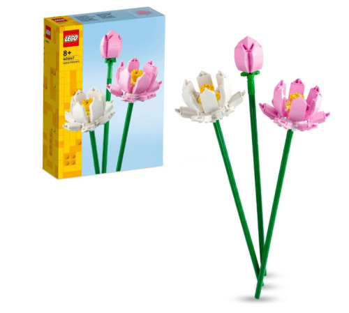 Цветы LEGO, лотосы, 40647