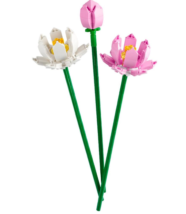 Цветы LEGO, лотосы, 40647