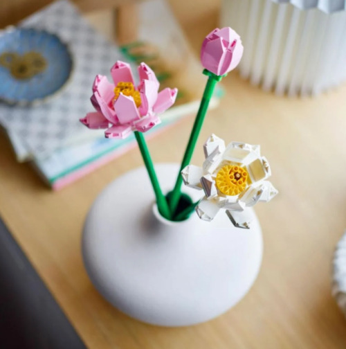 Цветы LEGO, лотосы, 40647