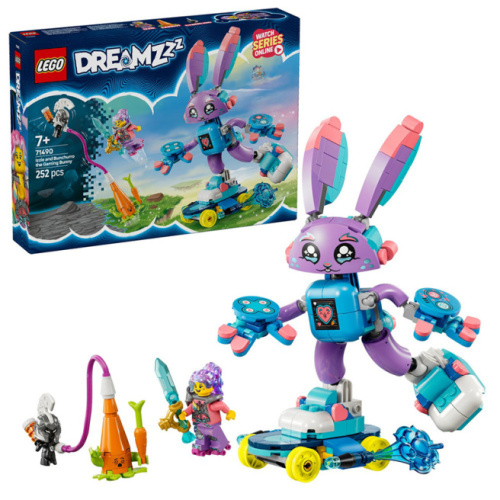 Конструктор LEGO Dreamzzz Иззи и Банчурро, кролик-игрок 71490