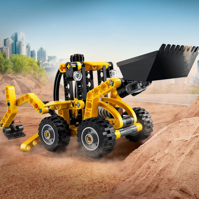 LEGO Technic Экскаватор-погрузчик (бульдозер-экскаватор), 42197