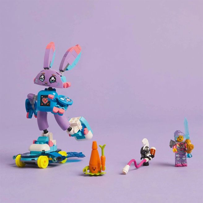 Конструктор LEGO Dreamzzz Иззи и Банчурро, кролик-игрок 71490