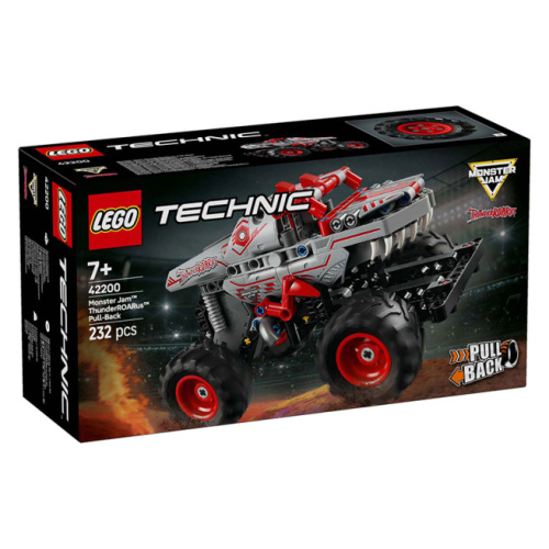 LEGO Technic Монстр-трак Monster Jam ThunderRoarus с тягой назад (Pull-Back), 42200