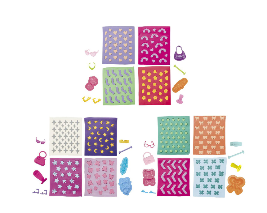 PLAY DOH BARBIE SET PLASTELINA CREATII VESTIMENTARE CU FLORI, G1355