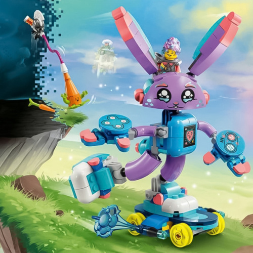 Конструктор LEGO Dreamzzz Иззи и Банчурро, кролик-игрок 71490