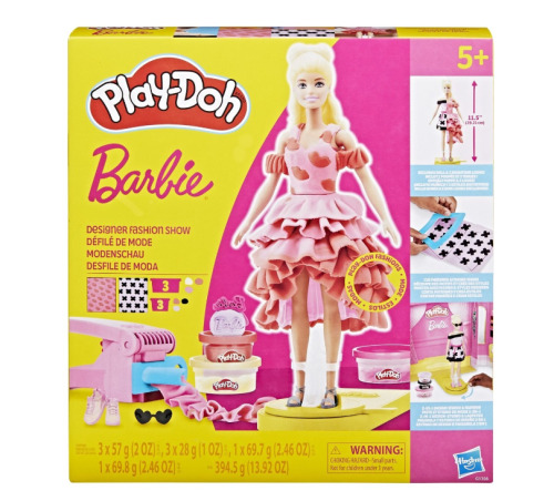 PLAY DOH BARBIE SET PLASTELINA PREZENTARE DE MODA A DESIGNERILOR, G1356