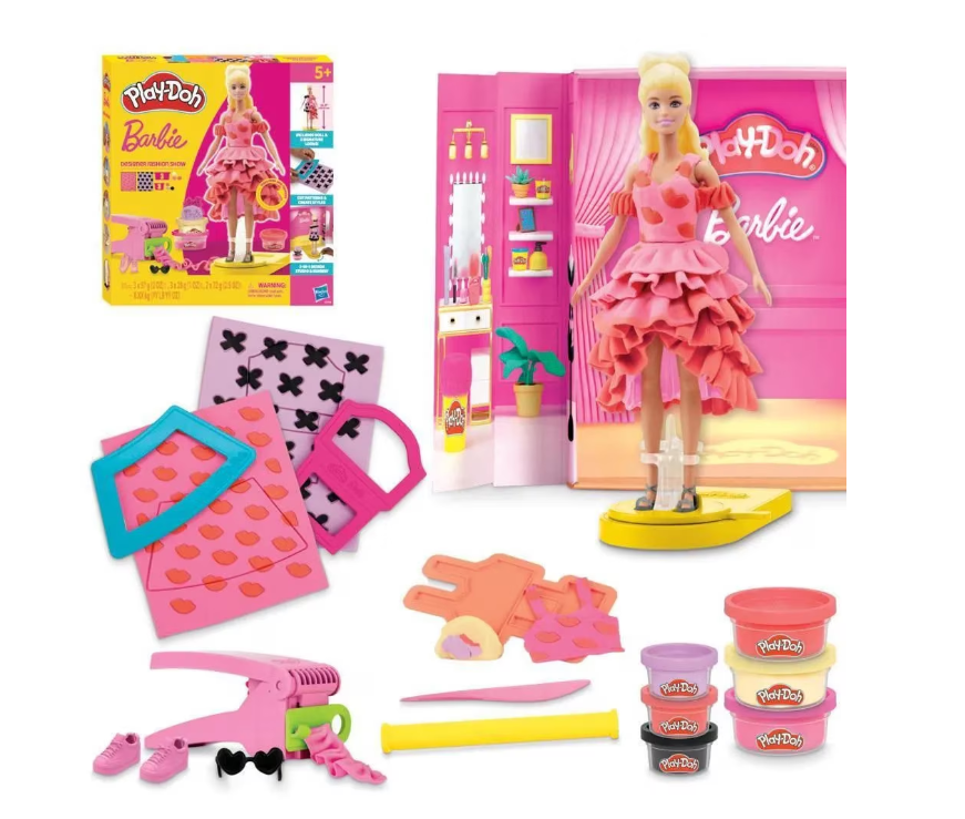 PLAY DOH BARBIE SET PLASTELINA PREZENTARE DE MODA A DESIGNERILOR, G1356
