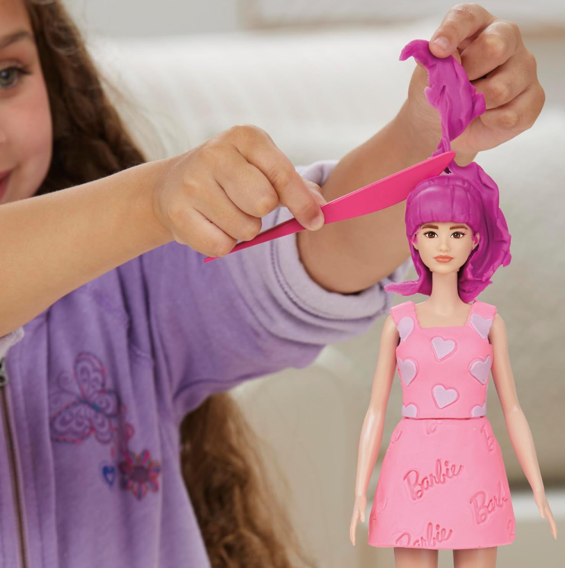 PLAY DOH BARBIE SET PLASTELINA INIMIOARE SI PAR, G1357