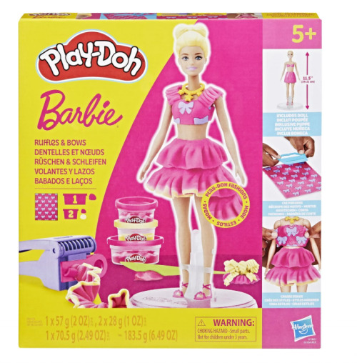 PLAY DOH BARBIE SET PLASTELINA VOLANASE SI FUNDITE CU PAPUSA INCLUSA, G1361
