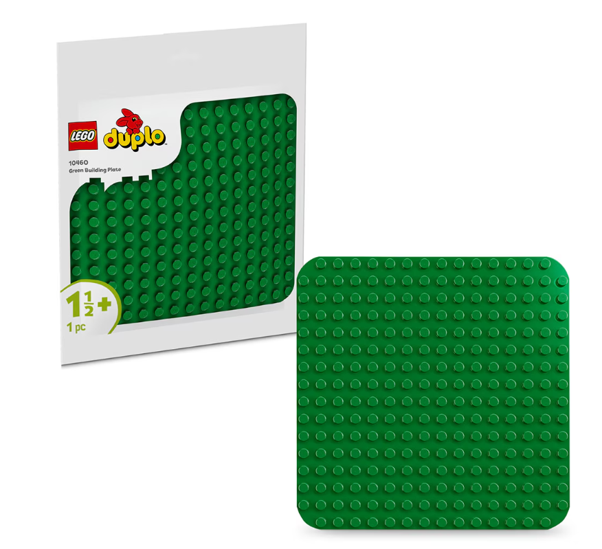 Зелёная строительная пластина LEGO DUPLO, 10460