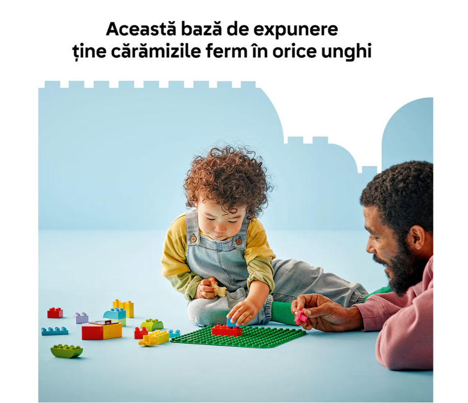 Зелёная строительная пластина LEGO DUPLO, 10460