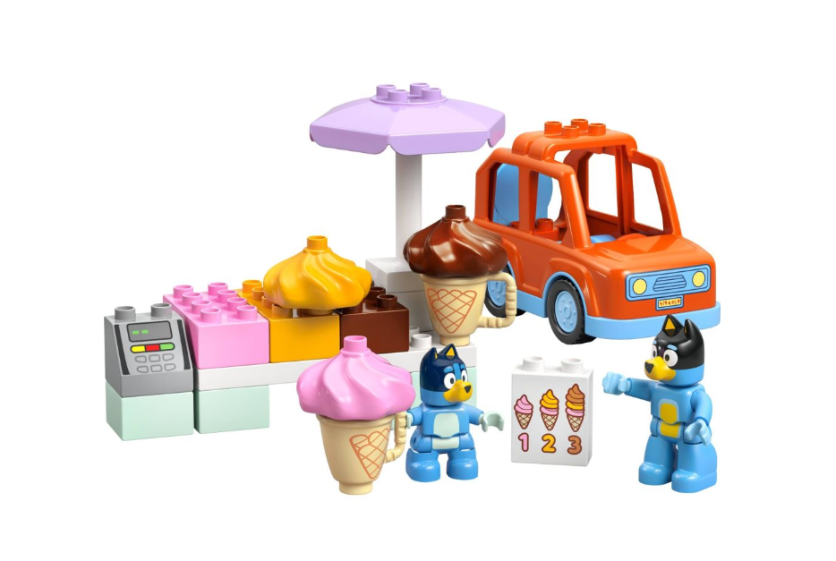 LEGO DUPLO ВИЗИТ БЛЮ К ФУРГОНУ с МОРОЖЕННЫМ, 10458