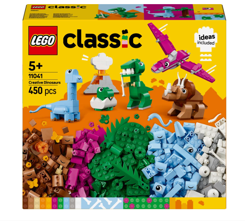 LEGO CLASSIC Креативные динозавры, 11041