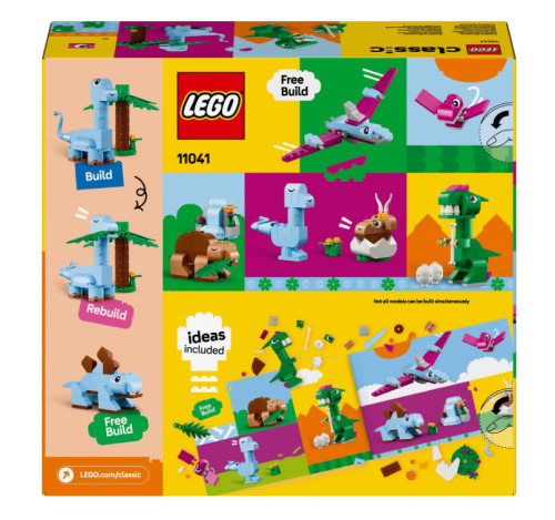 LEGO CLASSIC Креативные динозавры, 11041