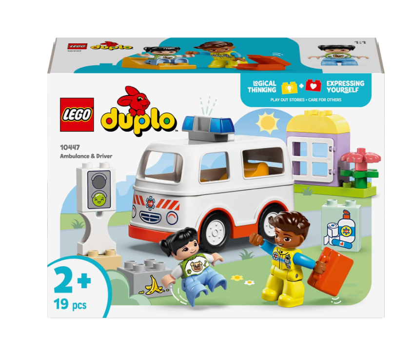 LEGO DUPLO Машина скорой помощи и водитель, 10447