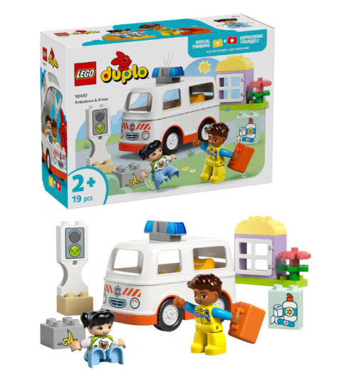 LEGO DUPLO Машина скорой помощи и водитель, 10447
