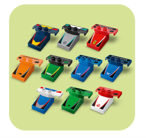 LEGO DUPLO ECHIPA F1: MASINI SI PILOTI DE CURSE, 10445