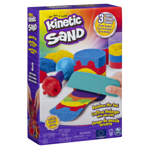KINETIC SAND SET UNELTE DE CURCUBEU CU ACCESORII, 6053691