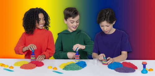 KINETIC SAND SET UNELTE DE CURCUBEU CU ACCESORII, 6053691