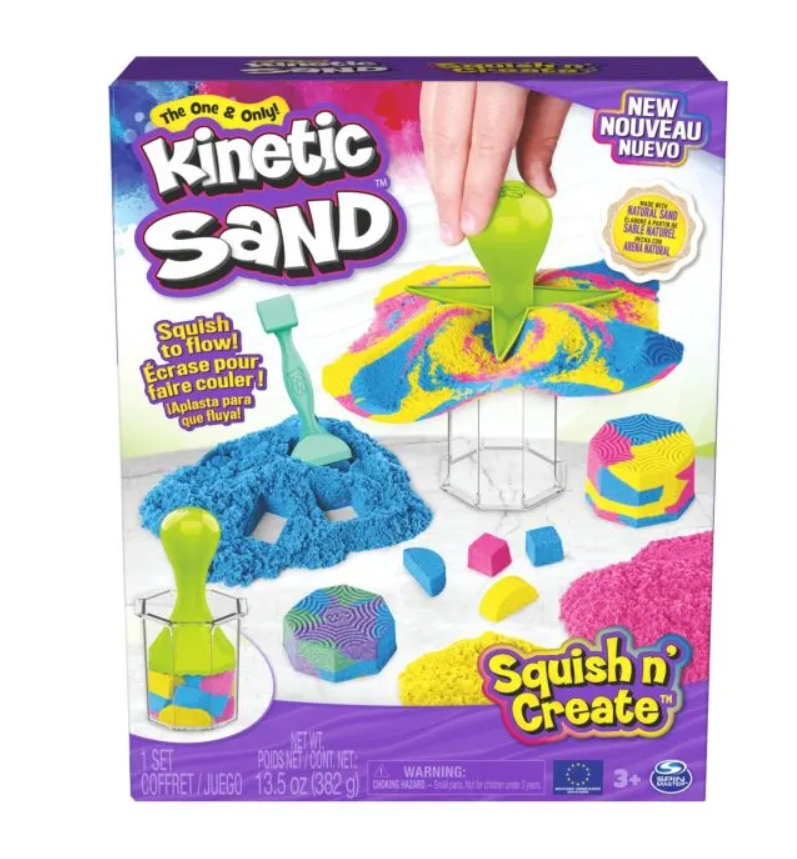 Набор для творчества с кинетическим песком «Squish», 6065527