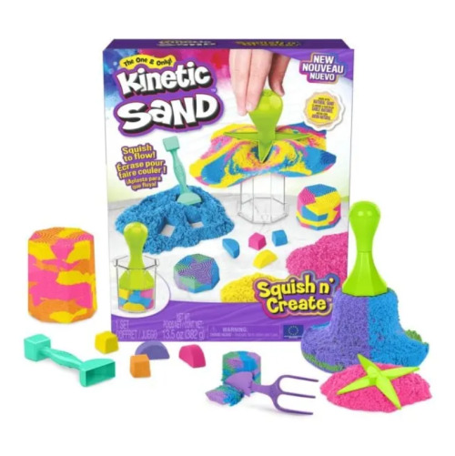 Набор для творчества с кинетическим песком «Squish», 6065527
