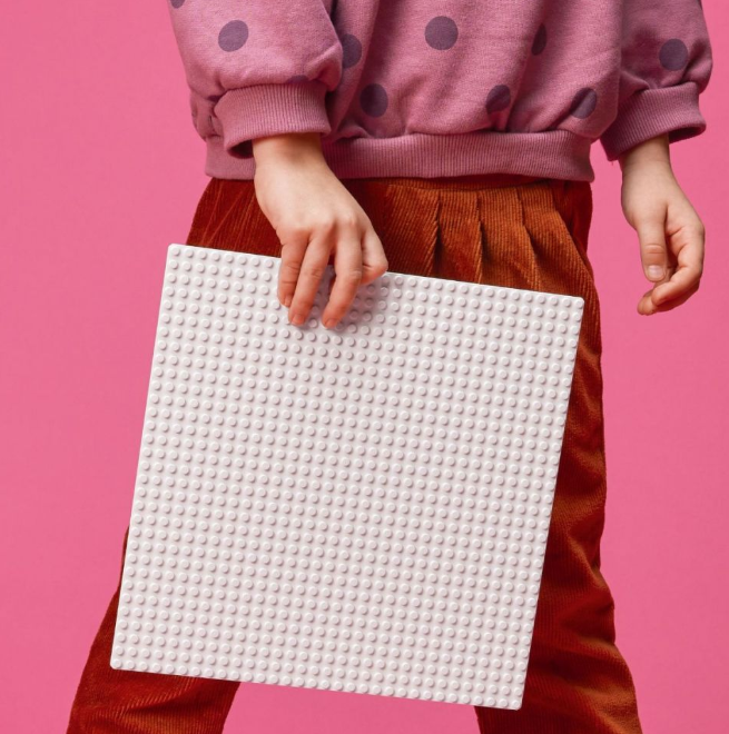 Белая базовая пластина LEGO Classic, 11026