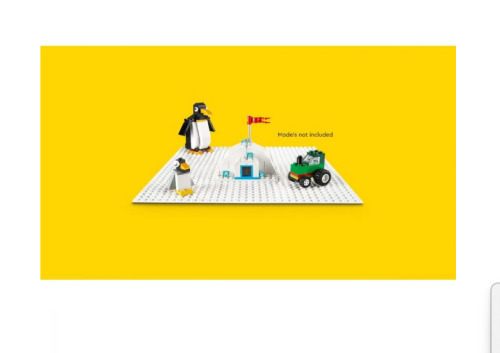 Белая базовая пластина LEGO Classic, 11026