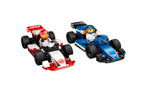 LEGO CITY MASINI DE CURSE F1 WILLIAMS RACING SI HAAS F1, 60464