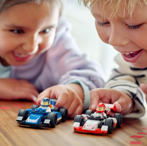 LEGO CITY MASINI DE CURSE F1 WILLIAMS RACING SI HAAS F1, 60464