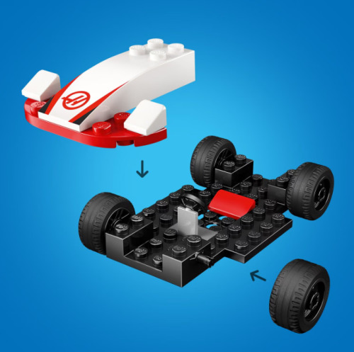 LEGO CITY MASINI DE CURSE F1 WILLIAMS RACING SI HAAS F1, 60464