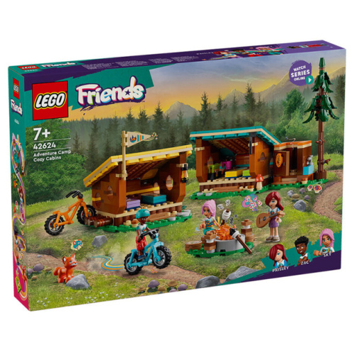 Конструктор LEGO Friends Лагерь приключений, уютные домики 42624