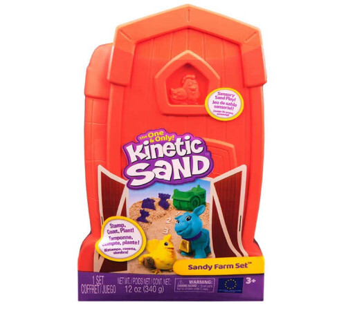 KINETIC SAND SET FERMA DE ANIMALE 340G, 6072781