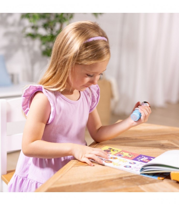 MELISSA AND DOUG SET DE JOACA AUTOCOLANTE SI STAMPILA CU CATELUS REINCARCABILA, 6074891