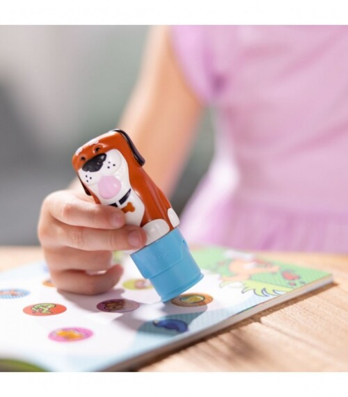 MELISSA AND DOUG SET DE JOACA AUTOCOLANTE SI STAMPILA CU CATELUS REINCARCABILA, 6074891