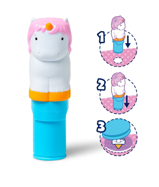 Melissa & Doug Набор для игр с наклейками и многоразовым штампиком «Единорог», 6074898