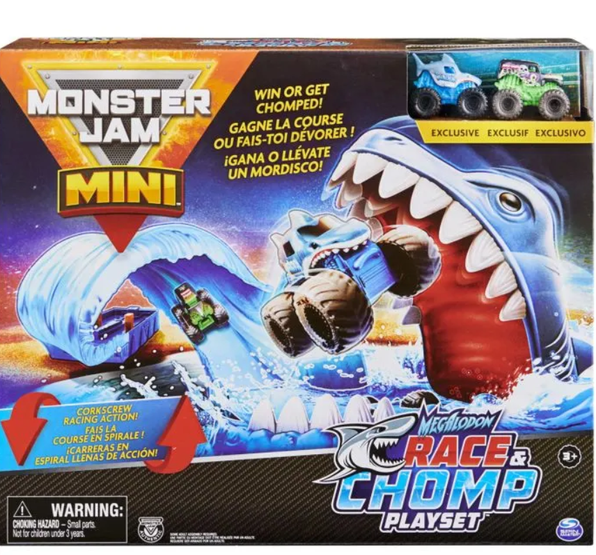 Monster Jam Набор мини-моделей «Shark», 6060718